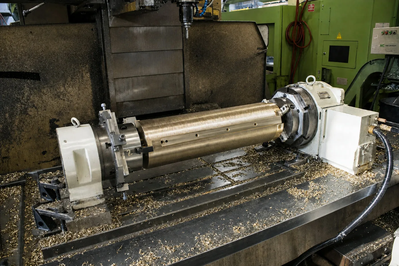 KTM machined part